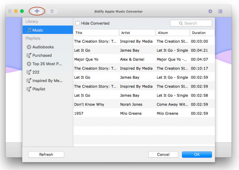 sidify apple music converter 1x