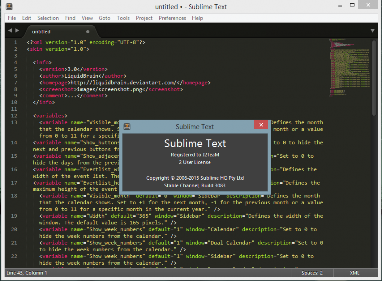 download the new version Sublime Text