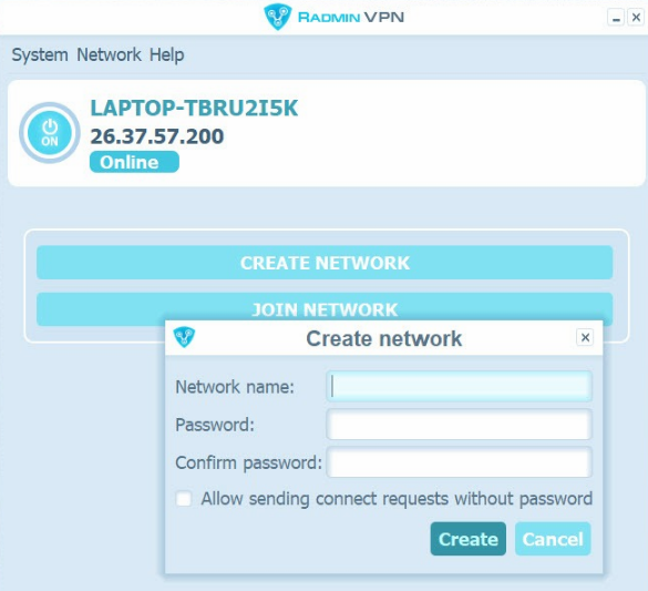 Не удалось запустить службу radmin vpn control service