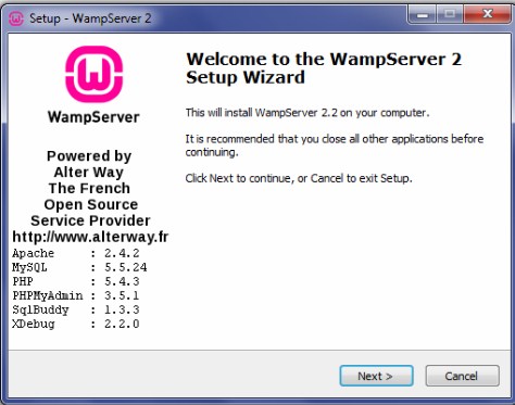 wamp server 32 bit