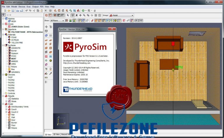 how to open pyrosim model in pathfinder