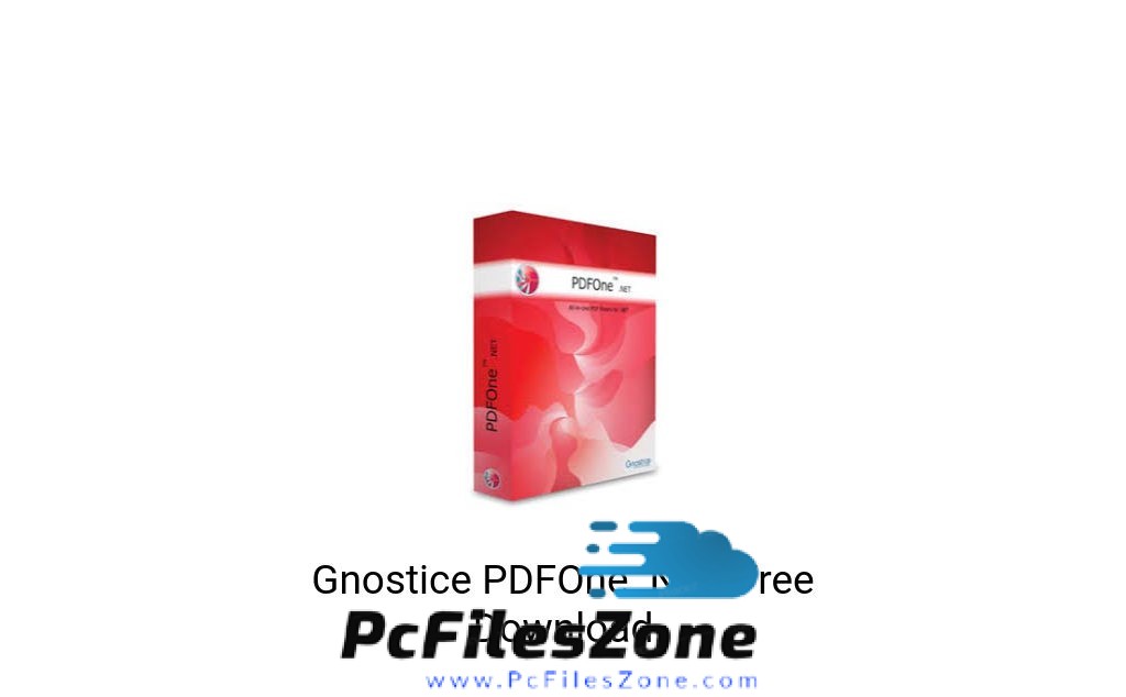 Gnostice PDFOne .NET 2019 Free Download