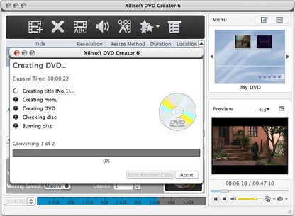 Xilisoft DVD Creator for Mac