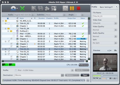 4Media DVD Ripper Ultimate SE for Mac
