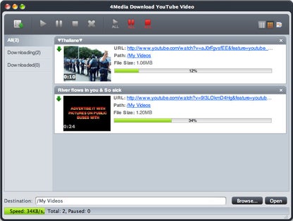 4Media Download YouTube Video for Mac for Mac
