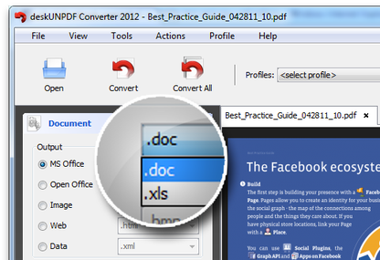 DeskUNPDF Converter for Mac