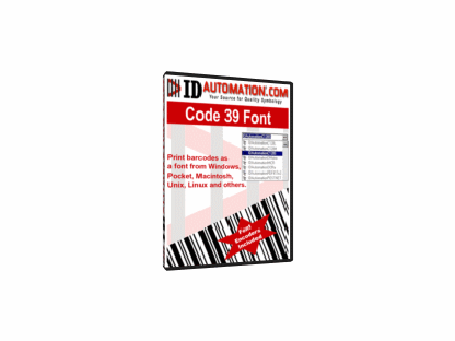Free TrueType Code 39 Barcode Font