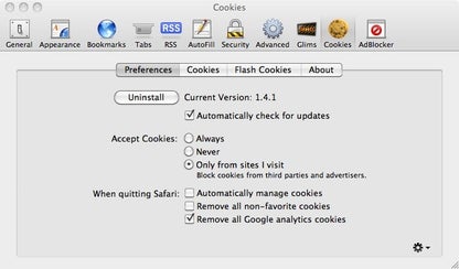 Safari Cookies for Mac