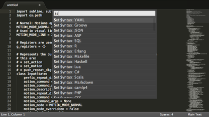 Sublime Text for Mac