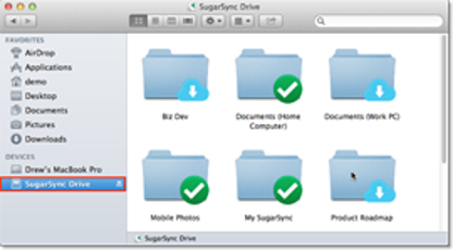 SugarSync File Manager for Mac